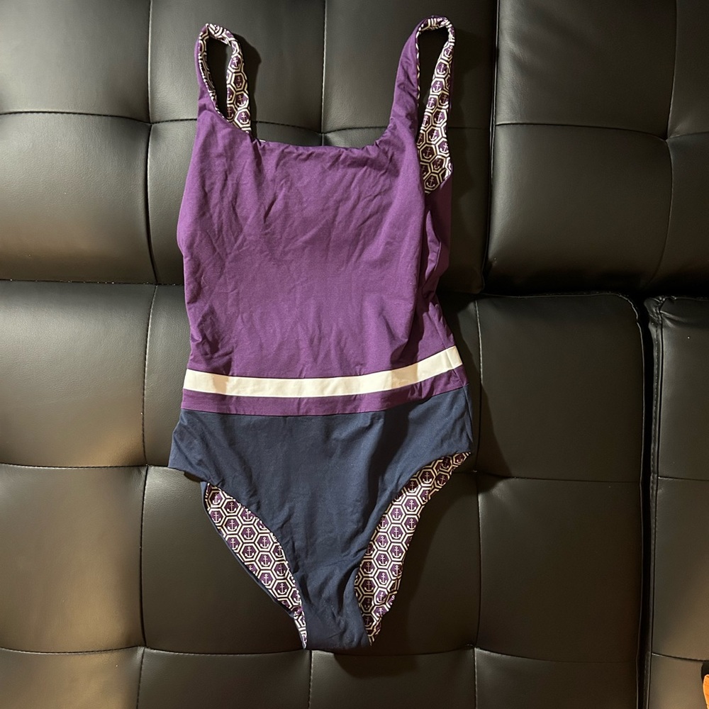 Vilebrequin Girls One Piece Swimsuit, Purple, Small, Original price $197